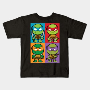 Ninja Turtles Team Chibi Kids T-Shirt